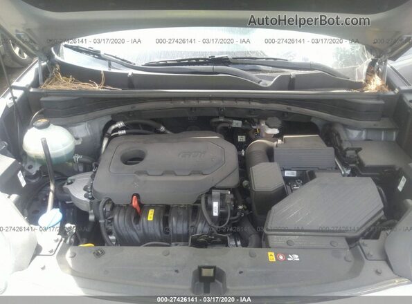 KNDPM3AC3J7468858 2018 KIA SPORTAGE Gray Vista del compartimento del motor