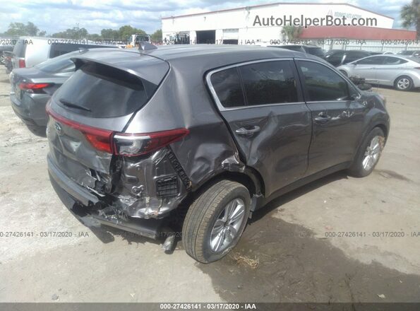 KNDPM3AC3J7468858 2018 KIA SPORTAGE Gray Vista interior delantera