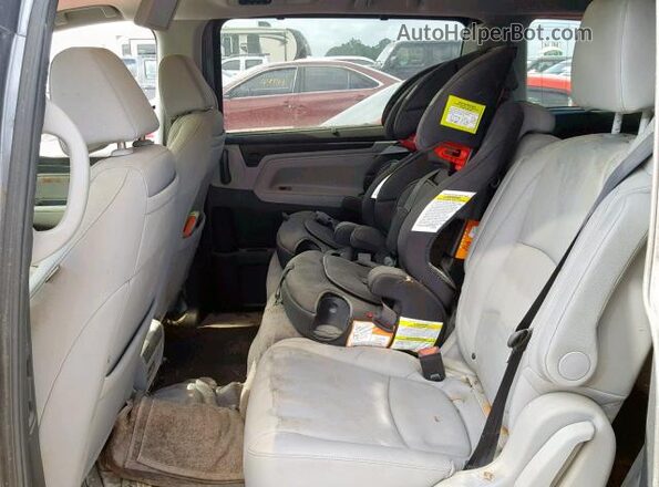 5FNRL6H89JB006264 2018 HONDA ODYSSEY Серый Вид салона спереди