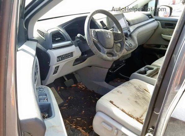 5FNRL6H89JB006264 2018 HONDA ODYSSEY Серый Вид задней части салона