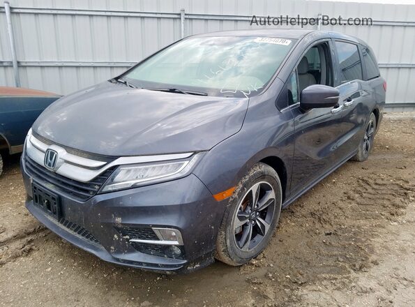 5FNRL6H89JB006264 2018 HONDA ODYSSEY Серый Задняя левая четверть