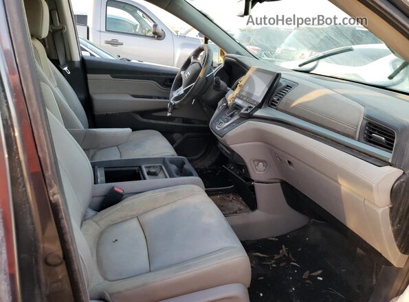 5FNRL6H89JB006264 2018 HONDA ODYSSEY Серый Вид сзади