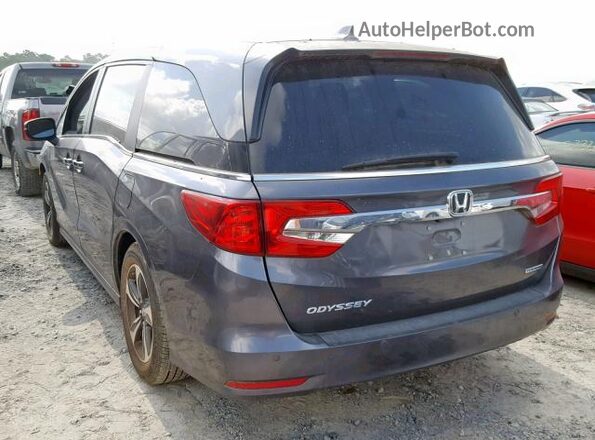 5FNRL6H89JB006264 2018 HONDA ODYSSEY Серый Задняя правая четверть