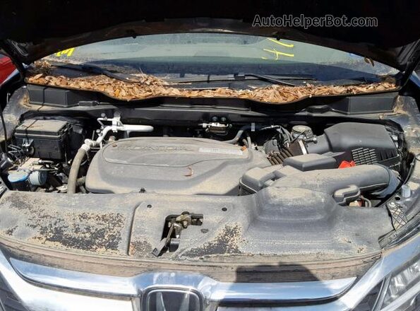 5FNRL6H89JB006264 2018 HONDA ODYSSEY Серый Вид панели приборов