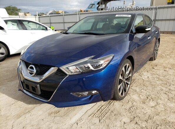 1N4AA6AP8GC403710 2016 NISSAN MAXIMA Blue Задня ліва чверть