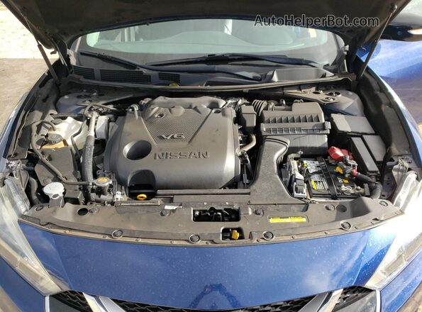 1N4AA6AP8GC403710 2016 NISSAN MAXIMA Blue Вид салону спереду