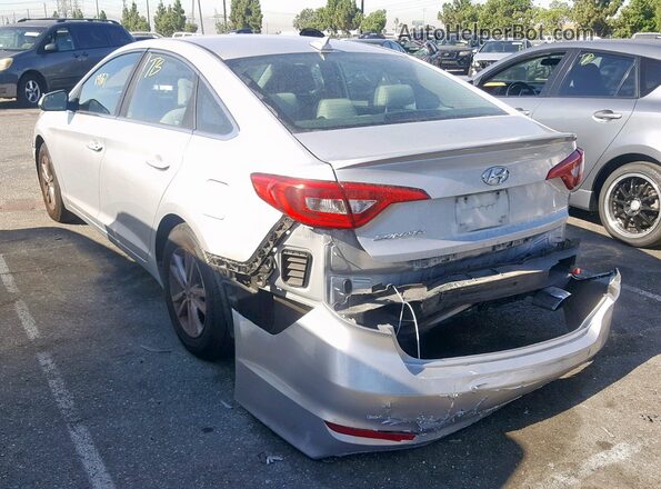 5NPE24AF1HH470675 2017 HYUNDAI SONATA Silver Trasero derecho