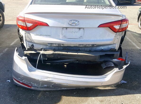 5NPE24AF1HH470675 2017 HYUNDAI SONATA Silver Vista del cuadro de instrumentos