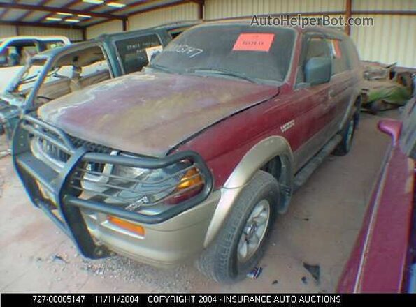 JA4LS31H7XP007102 1999 MITSUBISHI MONTERO SPORT  Задня ліва чверть