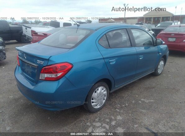 ML32F3FJ1KHF16502 2019 MITSUBISHI MIRAGE G4 Blue უკანა მარჯვენა