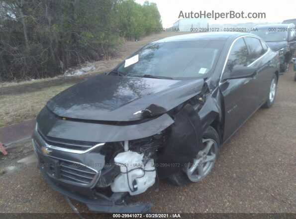 1G1ZB5ST1JF147957 2018 CHEVROLET MALIBU Gray Вид спереду