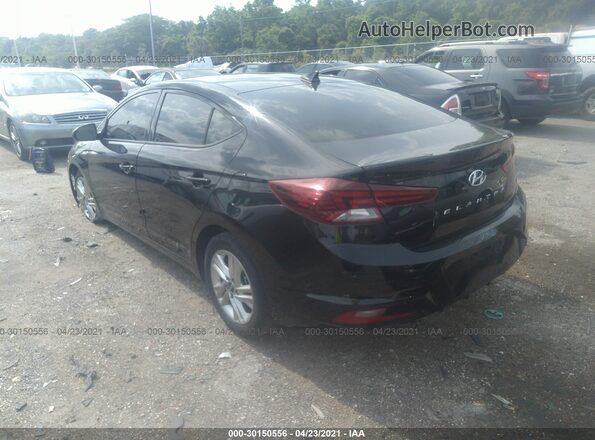 5NPD84LF8KH485236 2019 HYUNDAI ELANTRA Black Հետևի ձախ
