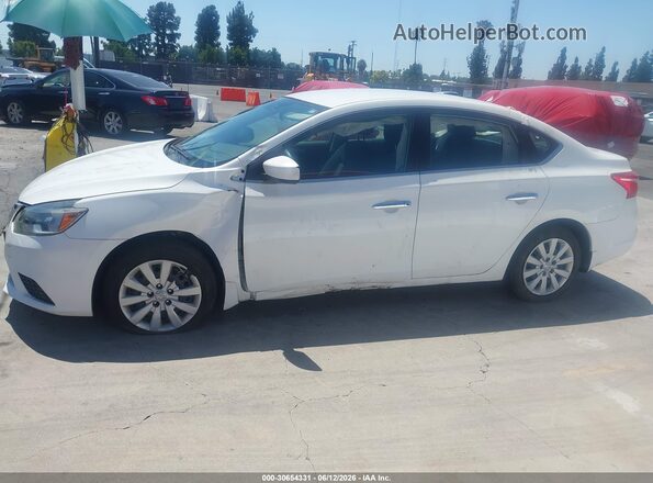 3N1AB7AP1KY232895 2019 NISSAN SENTRA Белый Панорамный вид салона 360°