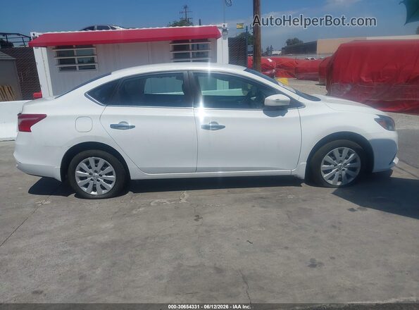 3N1AB7AP1KY232895 2019 NISSAN SENTRA Белый Вид задней части салона