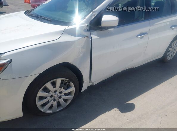 3N1AB7AP1KY232895 2019 NISSAN SENTRA Белый Вид спереди