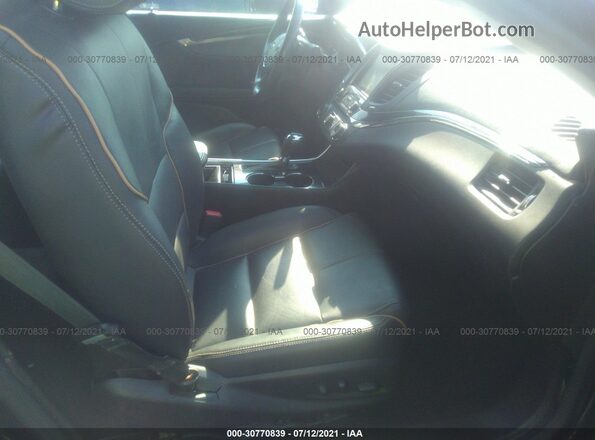2G1105S31K9116804 2019 CHEVROLET IMPALA Black წინა სალონის ხედი