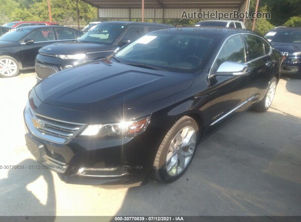 2G1105S31K9116804 2019 CHEVROLET IMPALA Black წინა მარცხენა ხედი სამი მეოთხედიდან