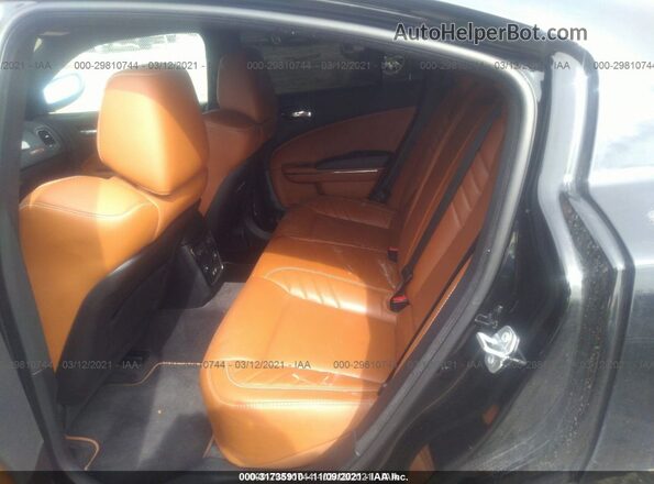 2C3CDXL91HH640105 2017 DODGE CHARGER Black VIN კოდის სტიკერის ხედი