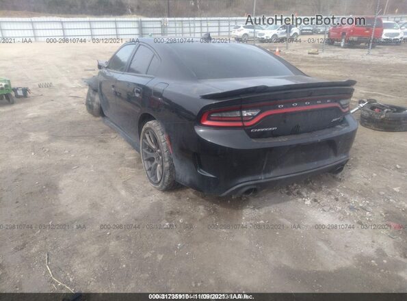 2C3CDXL91HH640105 2017 DODGE CHARGER Black უკანა მარცხენა