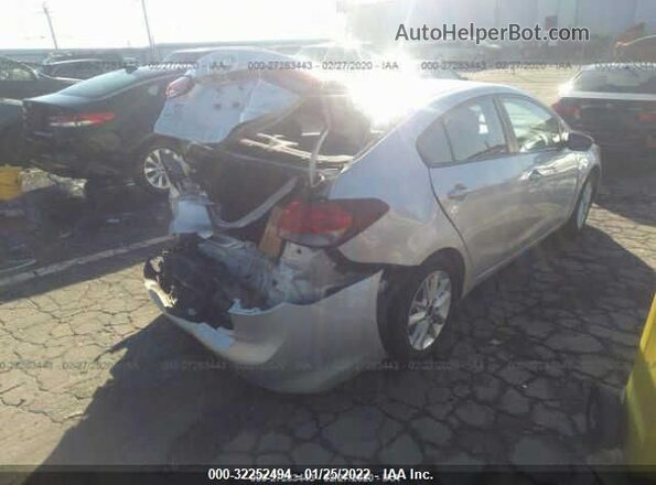 3KPFL4A77HE132020 2017 KIA FORTE Silver უკანა მარჯვენა