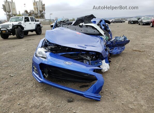 JF1ZCAC18L9703358 2020 SUBARU BRZ Blue Widok zestawu wskaźników