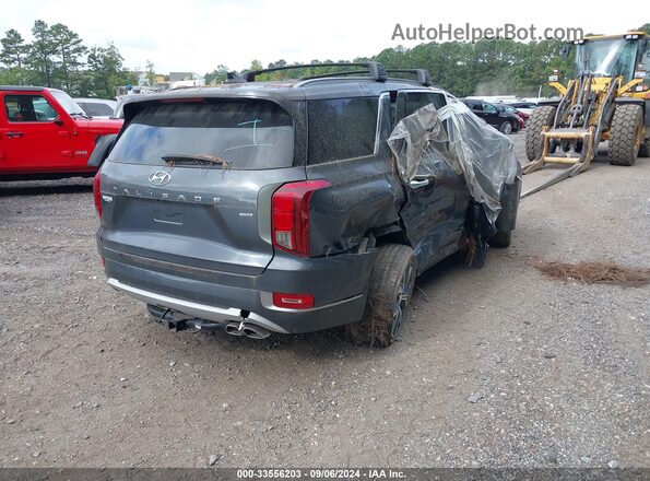 KM8R5DHE8MU231030 2021 HYUNDAI PALISADE Gray Rear right