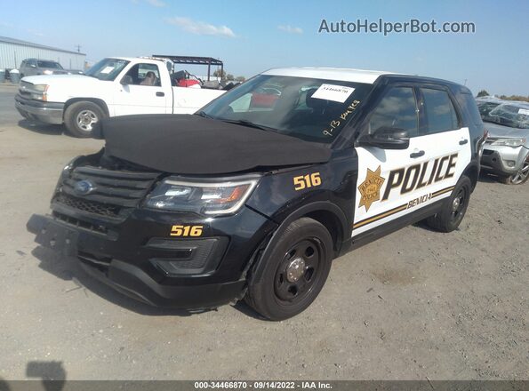 1FM5K8AR4KGA12234 2019 FORD POLICE INTERCEPTOR Black Передня ліва чверть