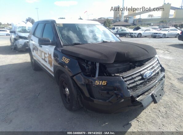 1FM5K8AR4KGA12234 2019 FORD POLICE INTERCEPTOR Black Вид спереду