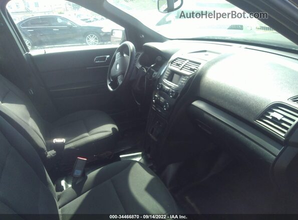 1FM5K8AR4KGA12234 2019 FORD POLICE INTERCEPTOR Black Вид салону спереду