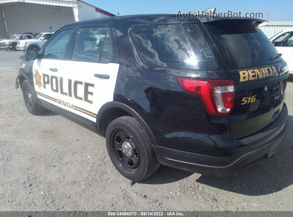 1FM5K8AR4KGA12234 2019 FORD POLICE INTERCEPTOR Black Задня ліва чверть