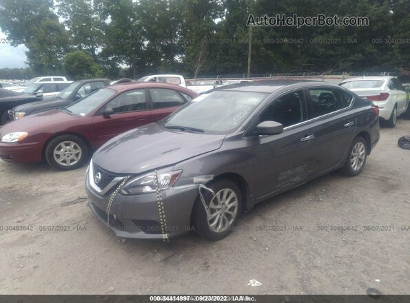 3N1AB7AP3KL618862 2019 NISSAN SENTRA  Przód lewy