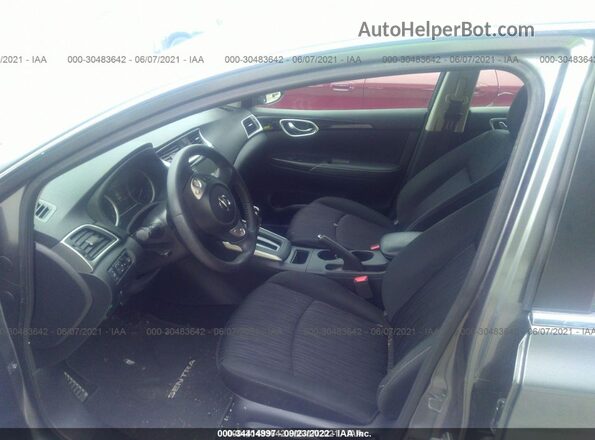 3N1AB7AP3KL618862 2019 NISSAN SENTRA  Widok wnętrza z przodu