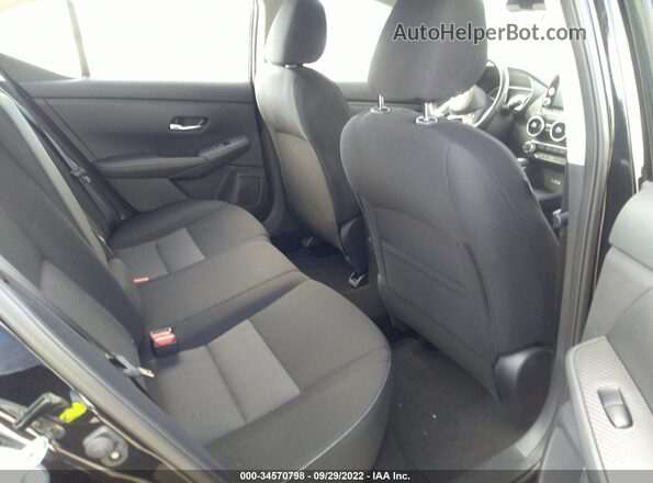 3N1AB8CV7NY240845 2022 NISSAN SENTRA Black Widok naklejki z numerem VIN