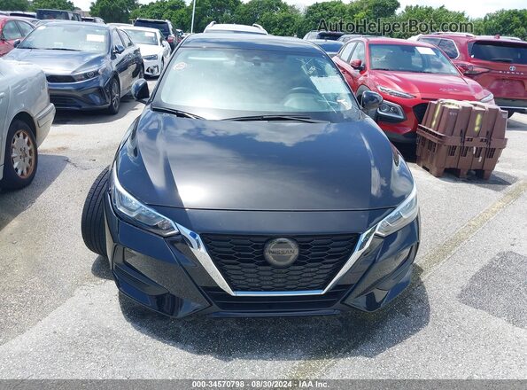 3N1AB8CV7NY240845 2022 NISSAN SENTRA Black Widok zestawu wskaźników