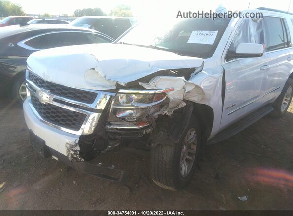 1GNSCBKC0HR290242 2017 CHEVROLET TAHOE White წინა ხედი