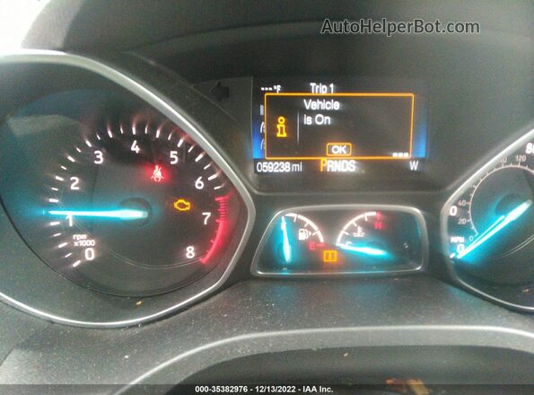 1FMCU9GD0JUC47538 2018 FORD ESCAPE Gray Widok tylnych siedzeń