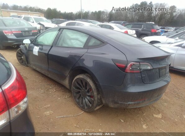 5YJ3E1EC3MF044203 2021 TESLA MODEL 3 Gray 