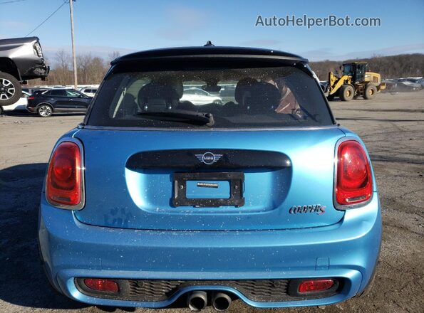 WMWXP7C51K2A54375 2019 MINI COOPER Blue 
