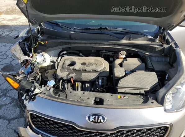 KNDPM3AC8H7053447 2017 KIA SPORTAGE Gray Սալոնի հետևի տեսք