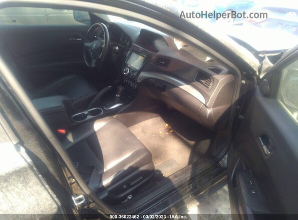 19UDE2F74HA010475 2017 ACURA ILX Black Widok wnętrza z przodu