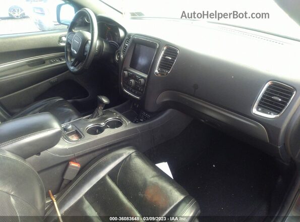 1C4SDJCT3KC626779 2019 DODGE DURANGO Gray Вид салону спереду