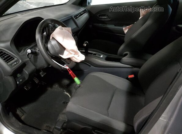 3CZRU6H10KG707622 2019 HONDA HR-V Silver Widok wnętrza z przodu