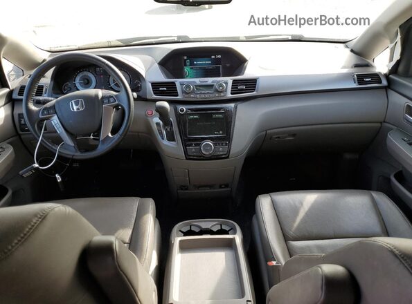 5FNRL5H68GB006466 2016 HONDA ODYSSEY Белый Вид панели приборов