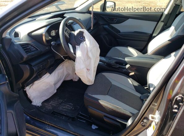 JF2GTAPC0N8241384 2022 SUBARU CROSSTREK Charcoal Front interior view