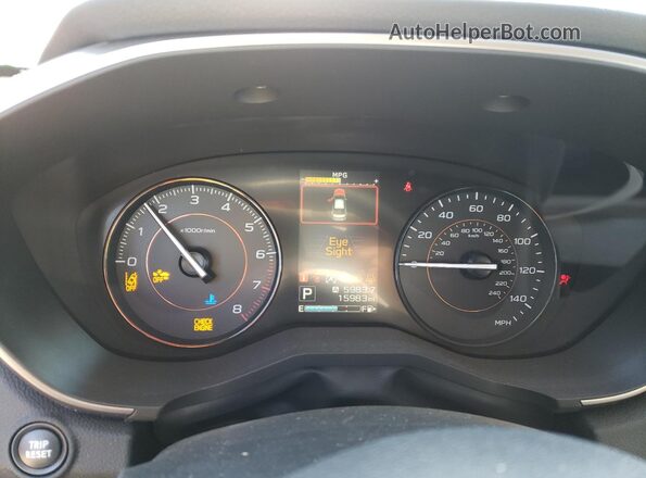 JF2GTAPC0N8241384 2022 SUBARU CROSSTREK Charcoal Instrument cluster view