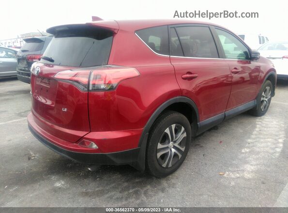 2T3ZFREV9JW494077 2018 TOYOTA LE Maroon Rear right