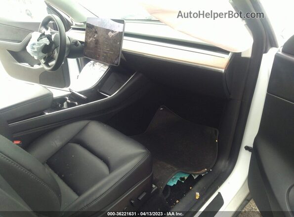 5YJYGDEE1LF033931 2020 TESLA MODEL Y White Вид салону спереду