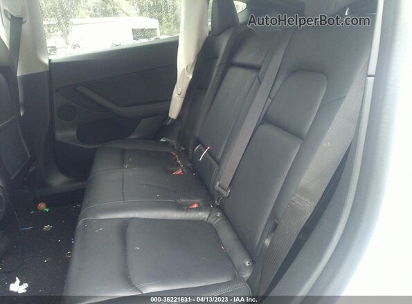 5YJYGDEE1LF033931 2020 TESLA MODEL Y White Вид наклейки з VIN-кодом