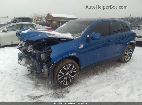 JA4AR3AW0JU018310 2018 MITSUBISHI OUTLANDER SPORT Blue Przód lewy