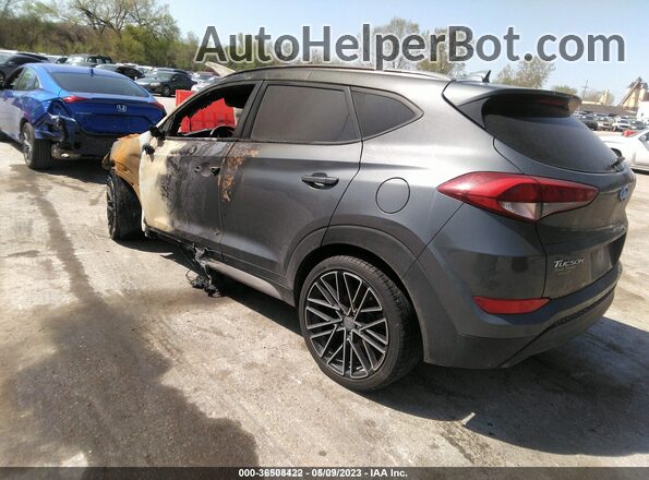 KM8J3CA44JU731535 2018 HYUNDAI TUCSON Gray Задня ліва чверть